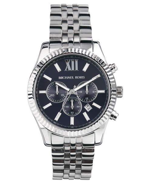 michael kors mens silver watch|michael kors access watch silver.